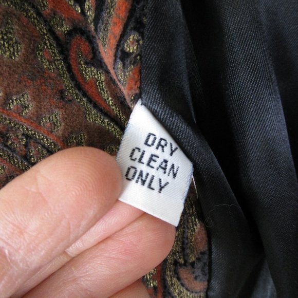 Vintage Marguerite Rubel San Francisco Velvet Jacquard Skirt Set Suit S - Picture 12 of 16